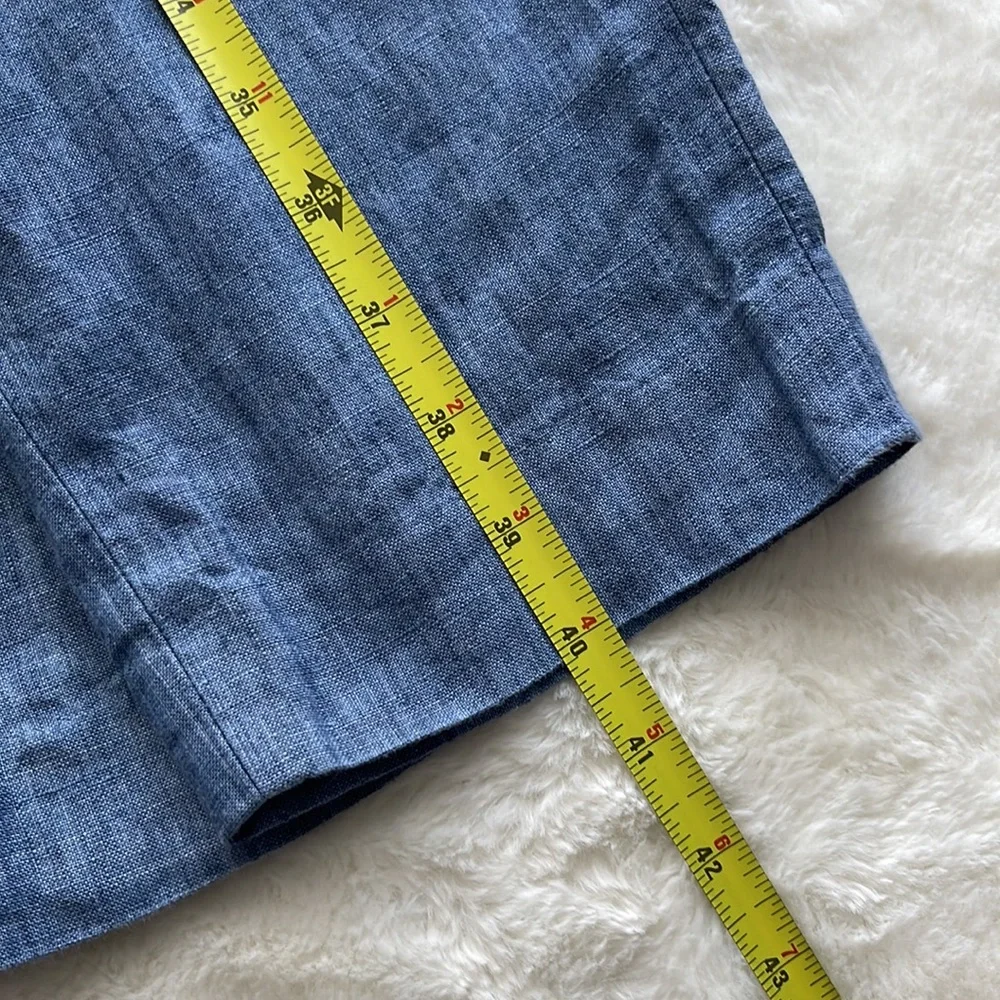 H&M Mens 100% Linen Pants Sz 34R